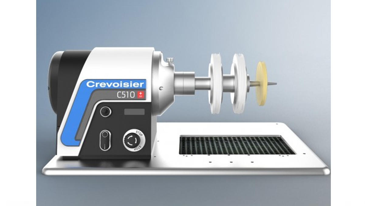 Crevoisier C510:  Polijstmachine (M12) voor montage op de werkbank (400 V)