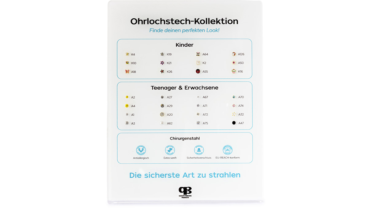 QPP Click Core Kollektion Display, inkl. Musterstecker