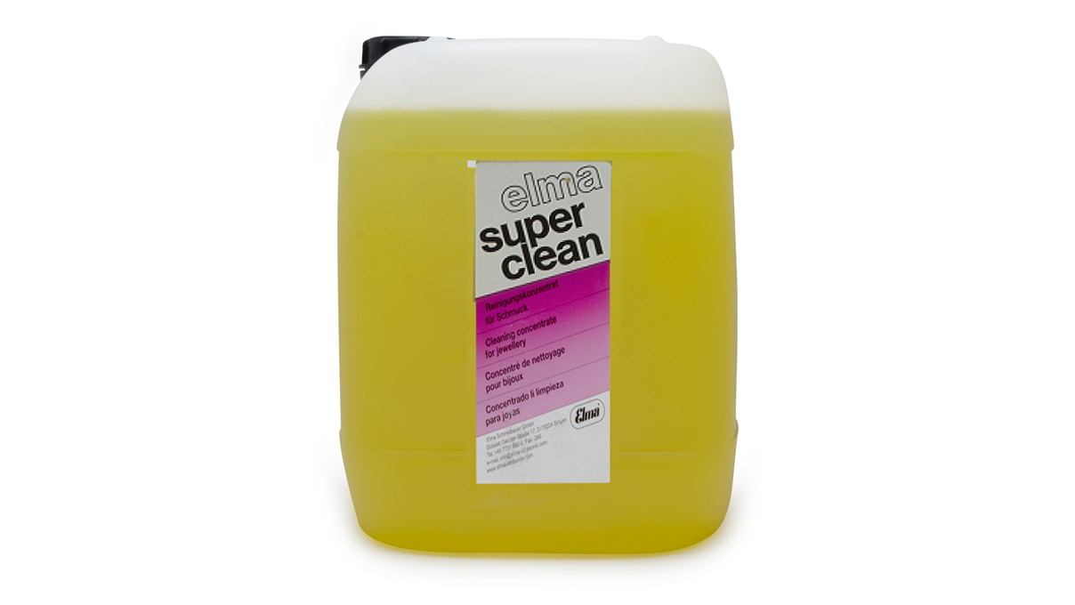Elma Super Clean, solution for the cleaning of jewelry, 5 l