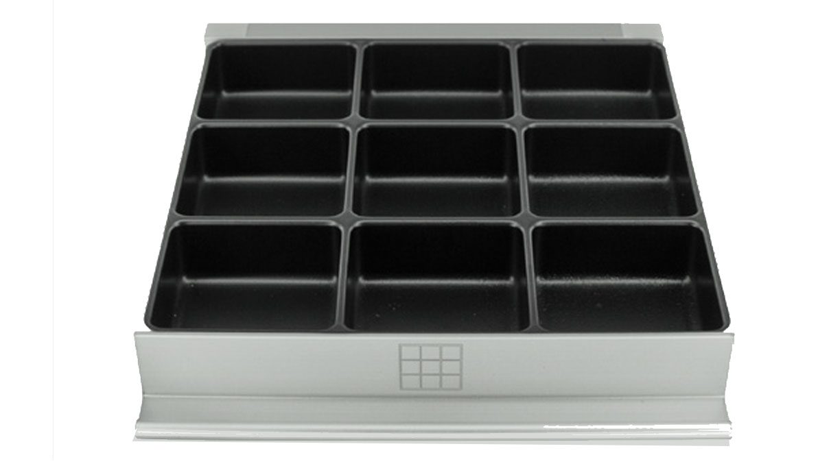 Bergeon 7014-G-V4 aluminum drawer cabinet (B-Cube)