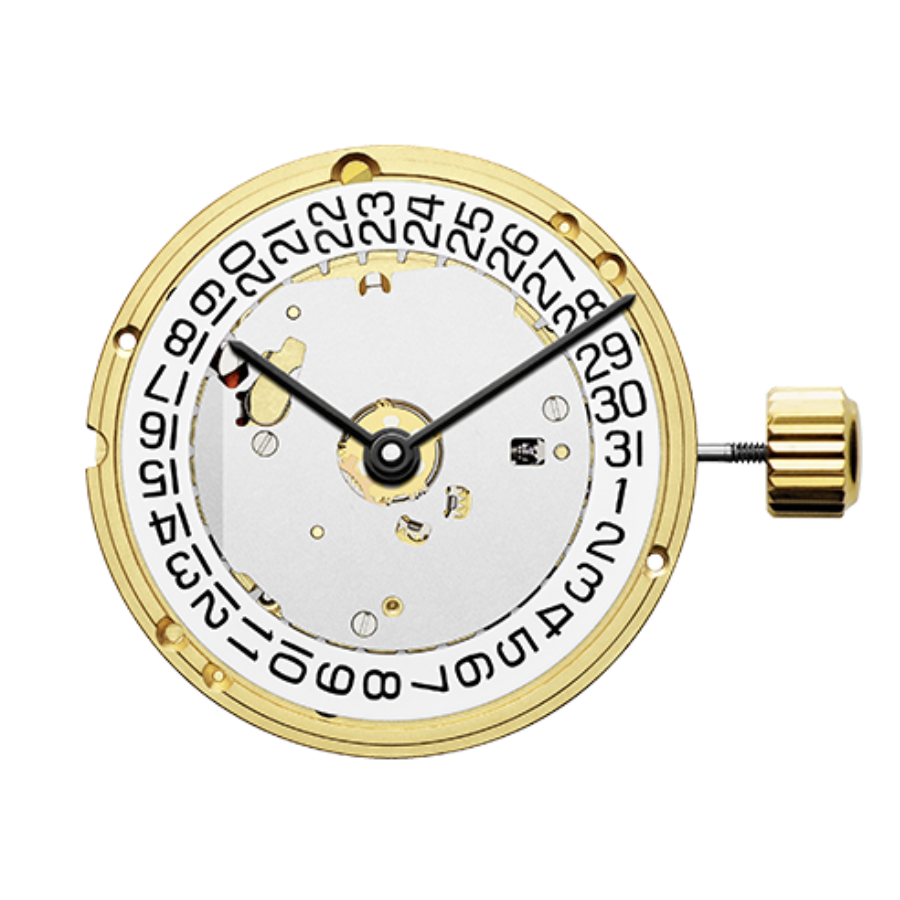 Mvt. ETA E63.041 H1 10 1/2''' DATE6 NO SC Quartz (373 | SR916SW)