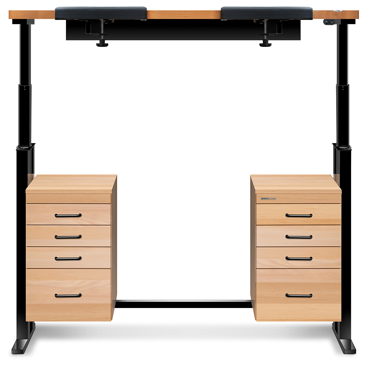Werktisch Ergolift Evolution, Arbeitsplatte 140 x 60 x 4 cm, Buche Werktisch Ergolift Evolution, Arbeitsplatte 140 x 60 x 4 cm, Buche