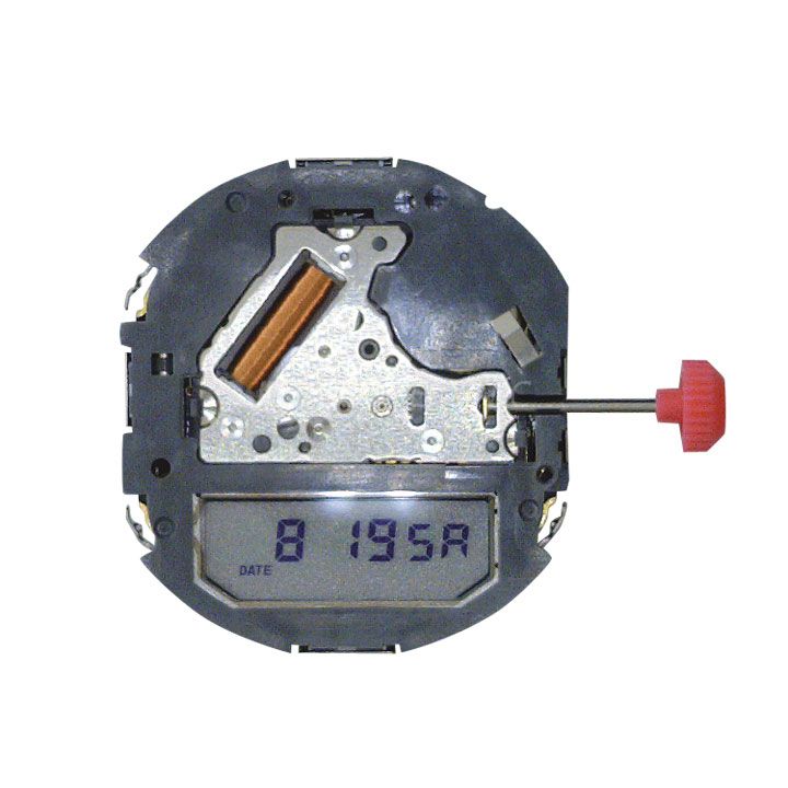 AU-Werk Miyota T201 11 1/2''' SC 6DIGIT ALARM CHRONO 12 & 24HOURS LAMP Quarz (399 | SR927W)