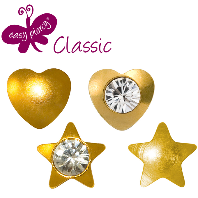 Ohrstecker Classic Motive vergoldet