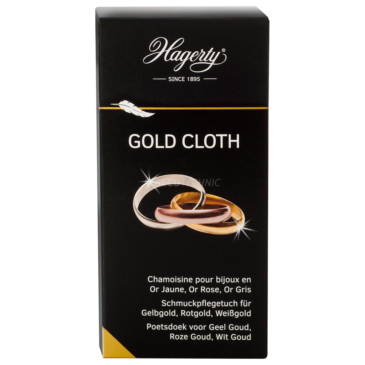 Hagerty Gold Cloth, care cloth for gold, 36 x 30 cm