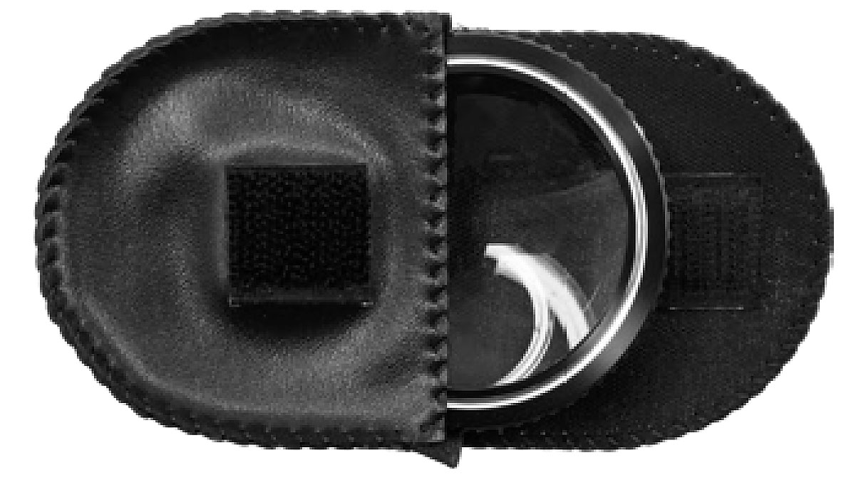 Bergeon 4469 hand magnifier, Ø 62 mm, height 18 mm, incl. double lens Ø 48 mm, 3,5x