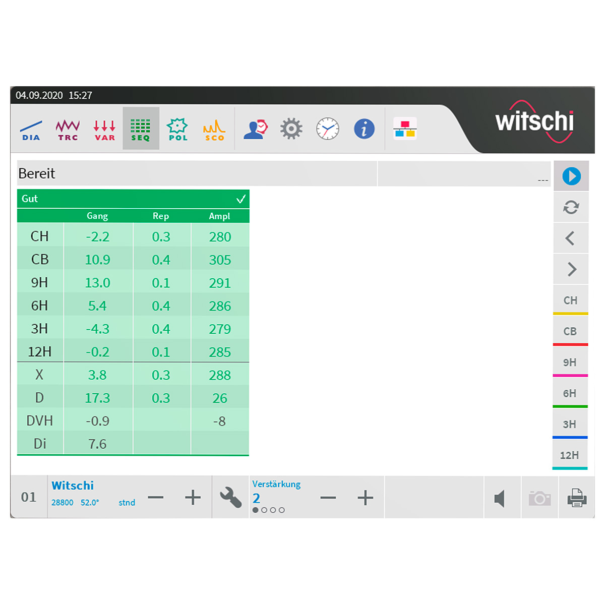 Witschi Chronoscope X1 mit Micromat X (automatisch)
