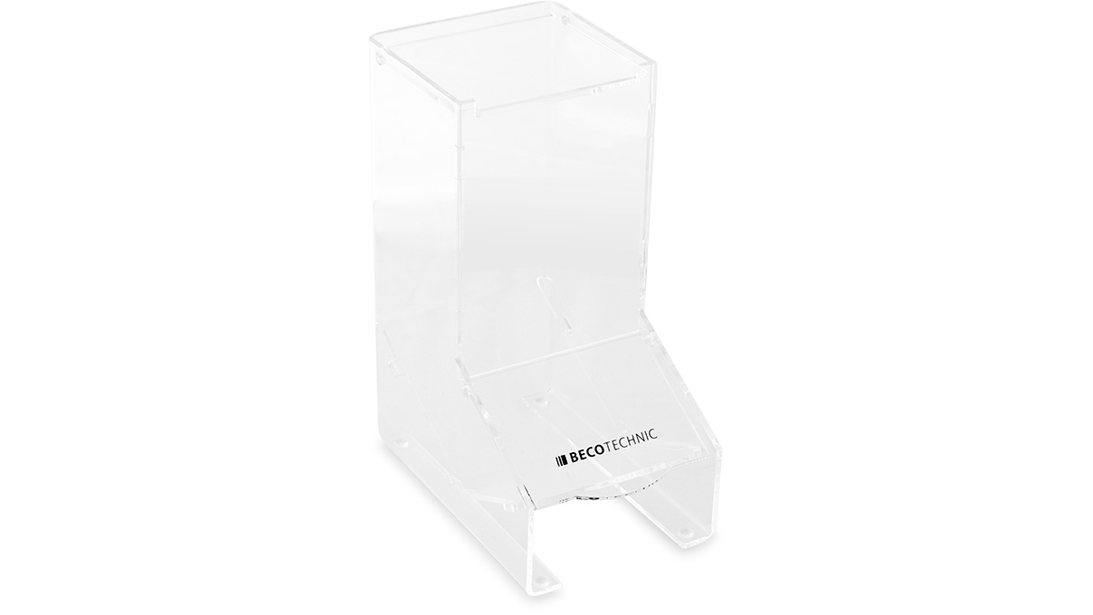 Dispenser for finger cots, acrylic, small