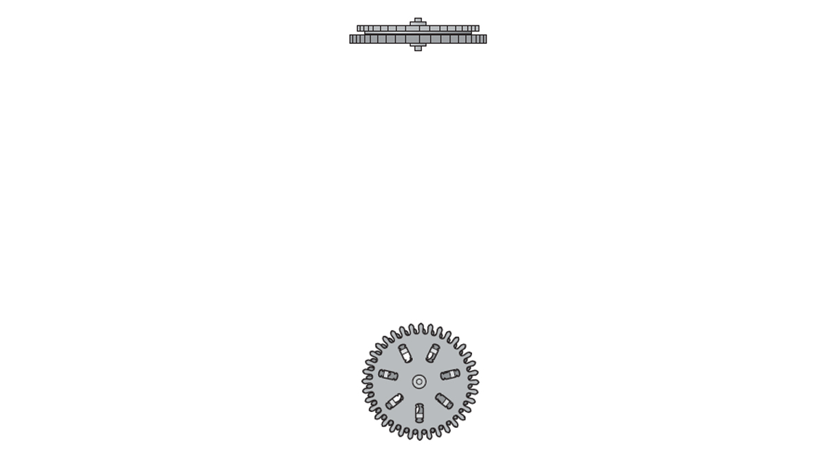 Sellita rueda inversora auxiliar, para SW1000-1, pieza 1530