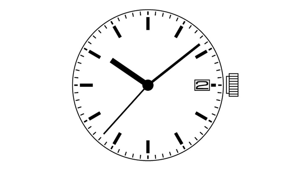 AU-Werk Epson Elemex VX62 13 1/2''' DATE3 SC Quarz (395 | SR927SW)