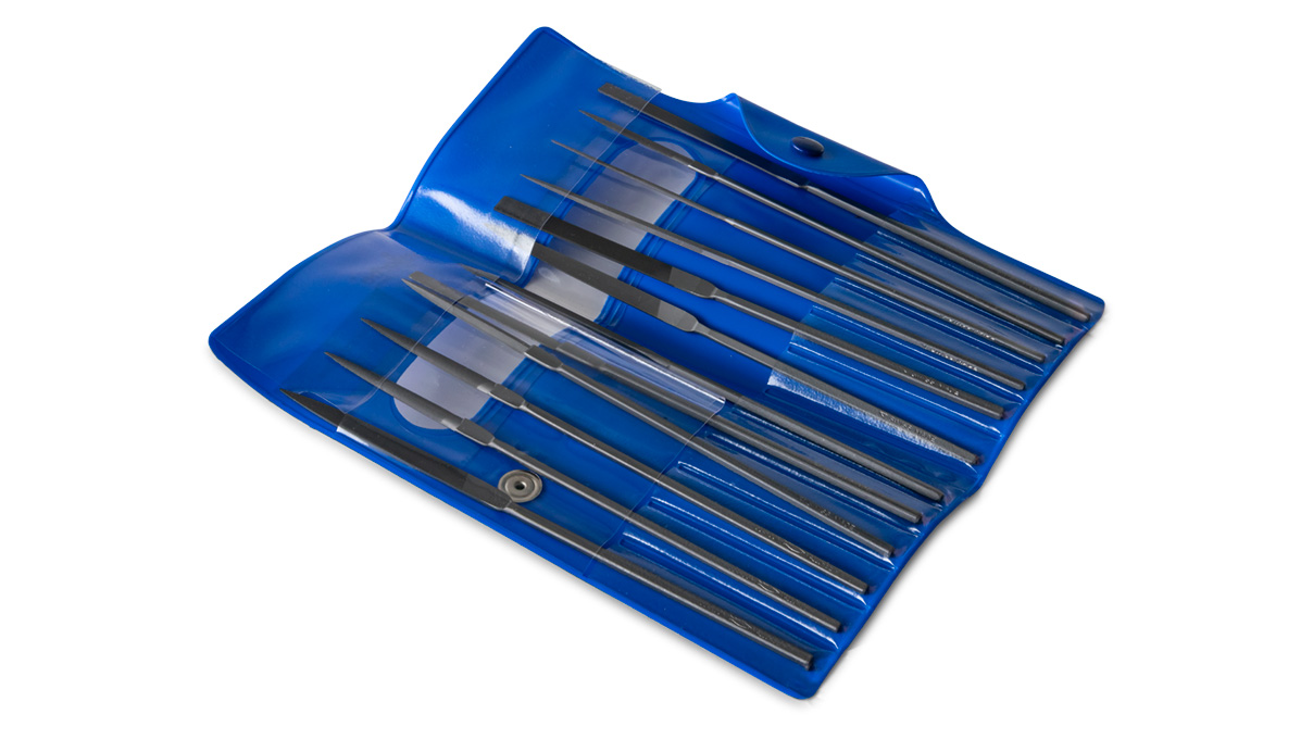 Bergeon 501-3092-4 assortment escapement files, cut 6, 12 pieces
