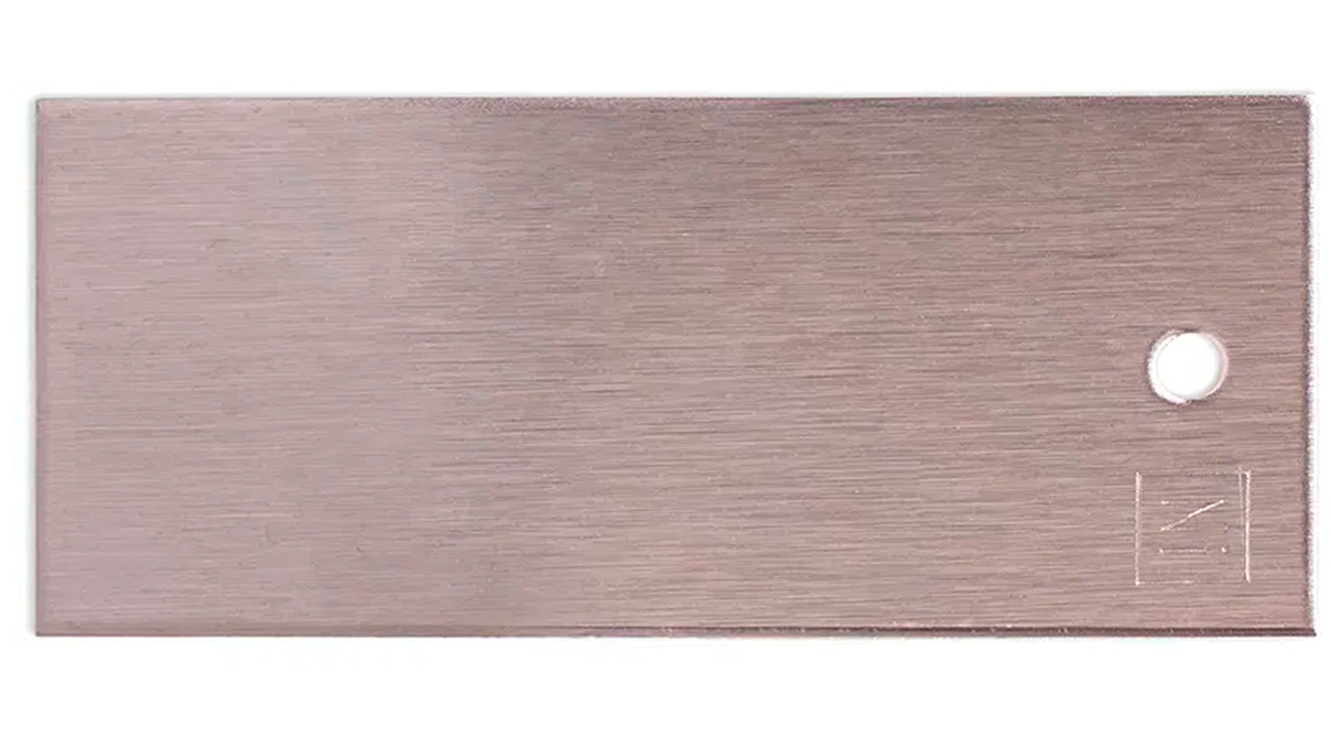 Nikkelanode, 150 x 50 x 2 mm