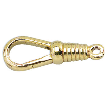 Mosquetones dorado Ø 21,0 mm sin anilla, con muestra