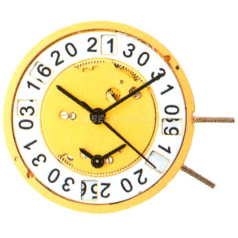 AU-Werk Ronda 6203.B 11 1/2``` SC BIG DATE12 1EYE DUAL TIME Quarz (373)