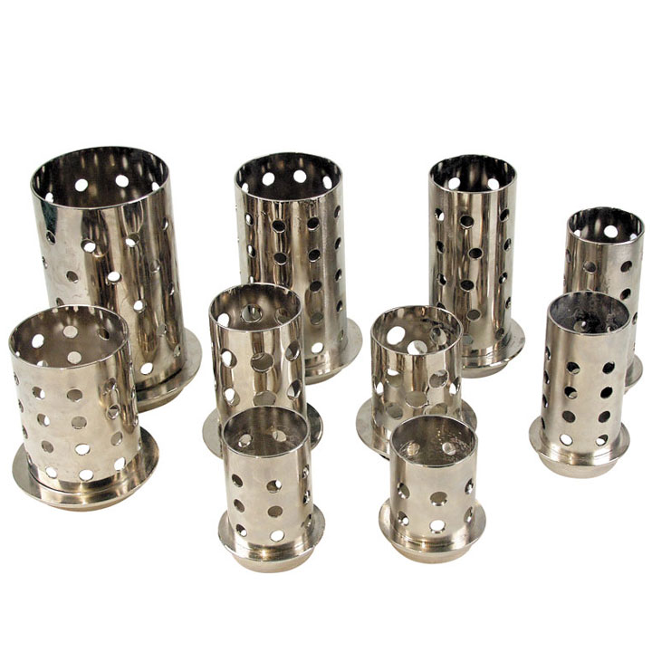 Perforated flasks with flange 100 x 200 mm