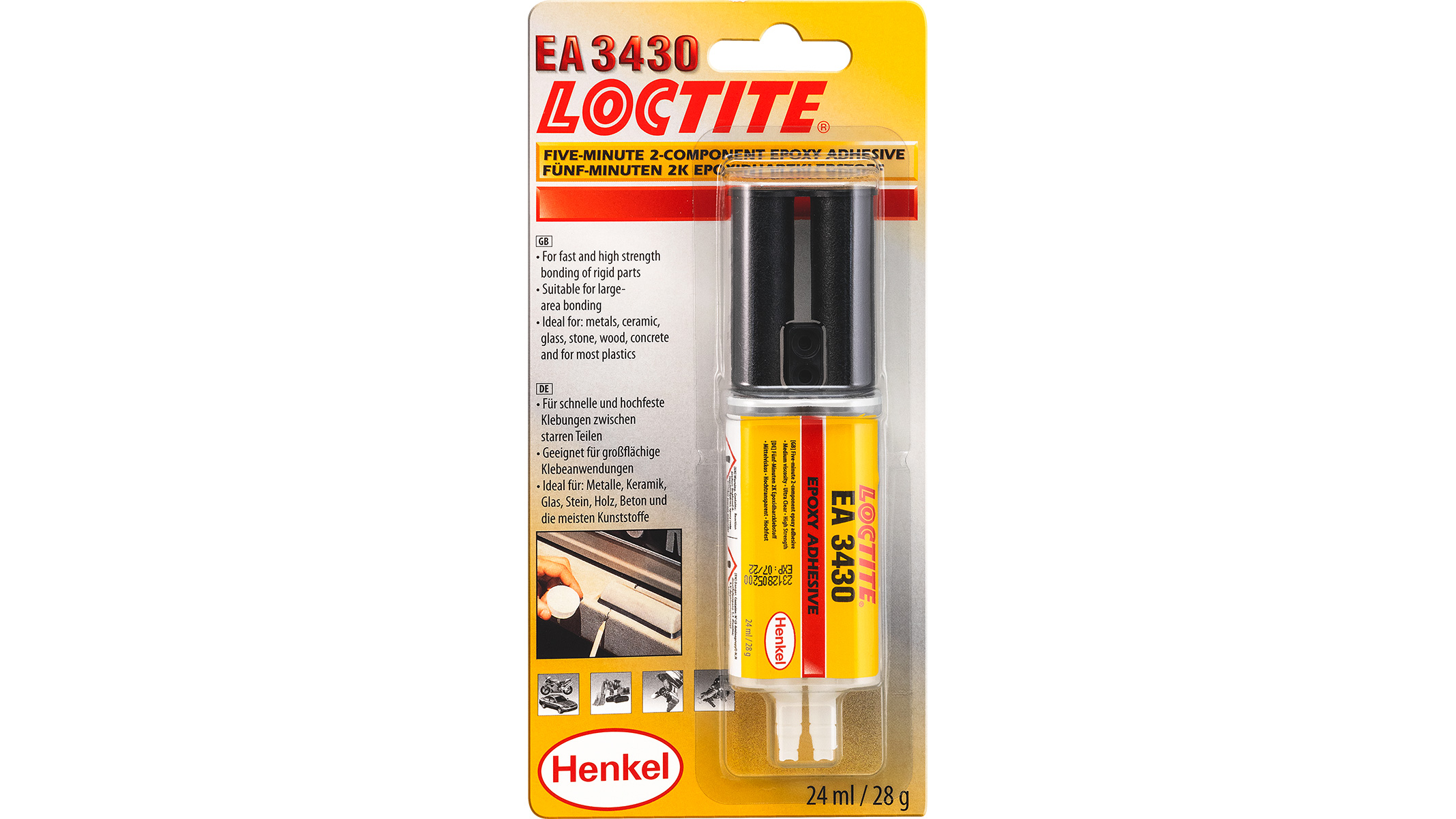 Loctite 3430 2-Components-Glue epoxy resin, 24 ml