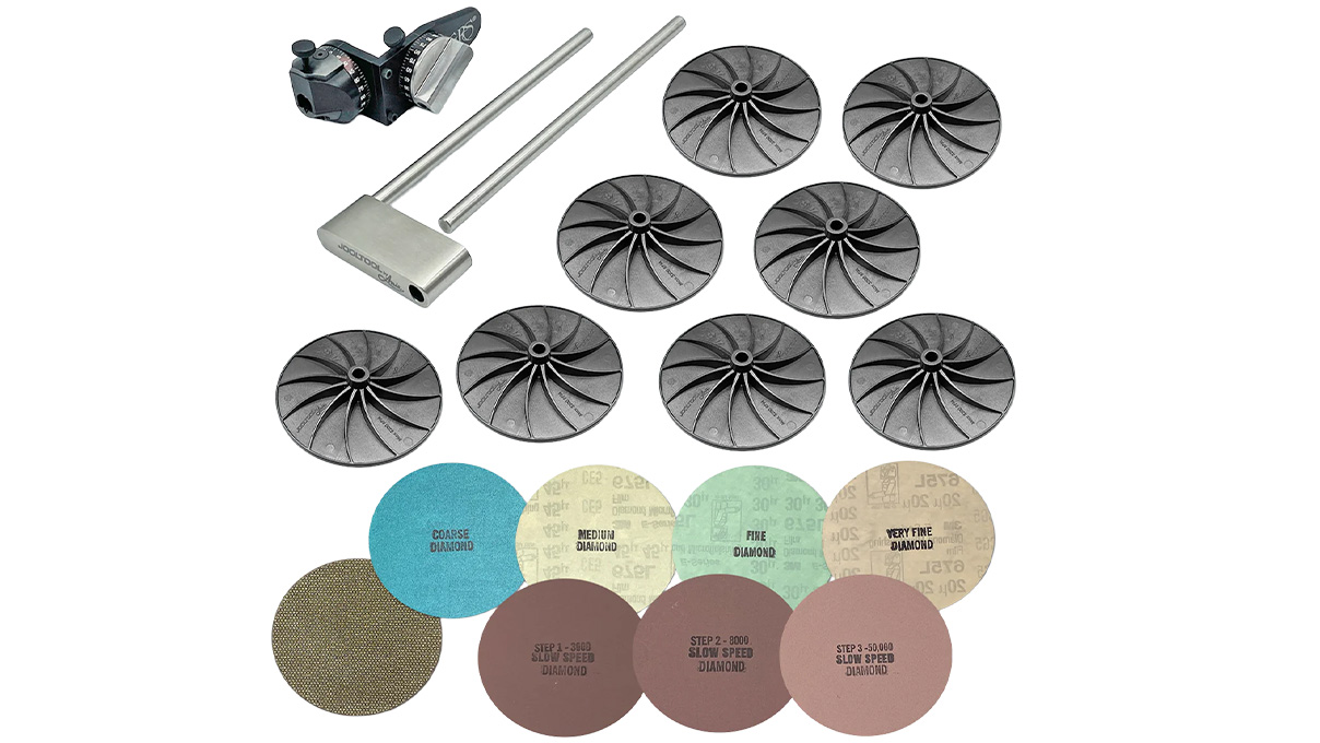 Jooltool Flat Top Set for Faceting Stones