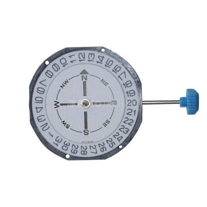 AU-Werk Miyota 6M91 10 1/2''' SC COMPASS Quarz (364 | SR621SW)