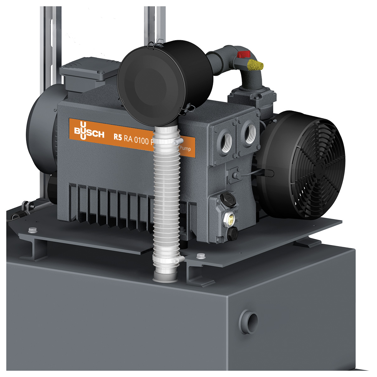 Vakuumsystem Simplex mit Drehschieber-Vakuumpumpe R5 RA 0025 F, 380 - 400 V