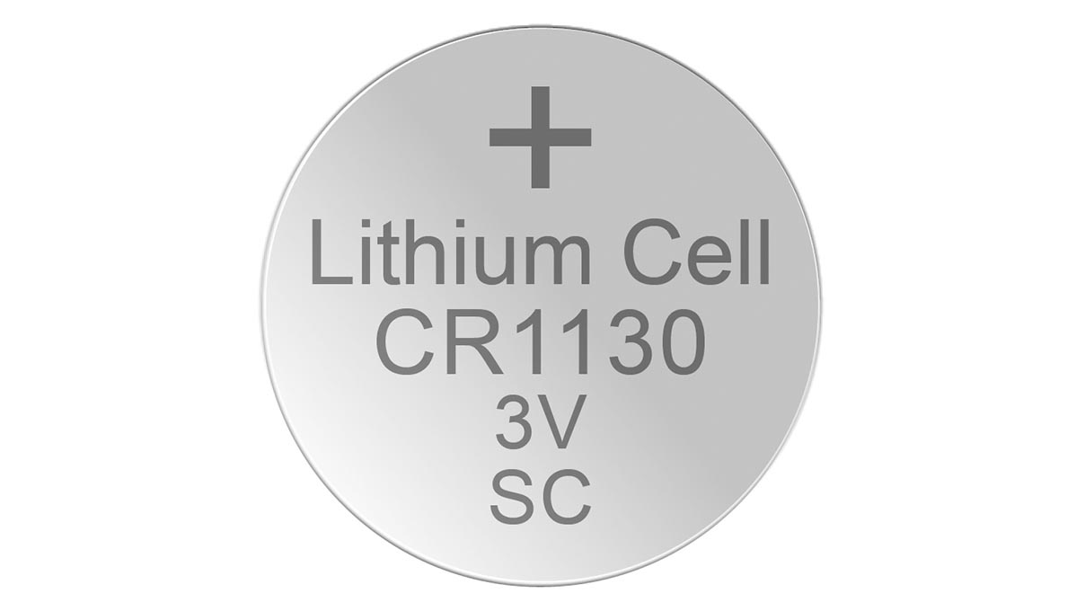 Lithiumbatterij CR 1130, 3V, 5er Blister