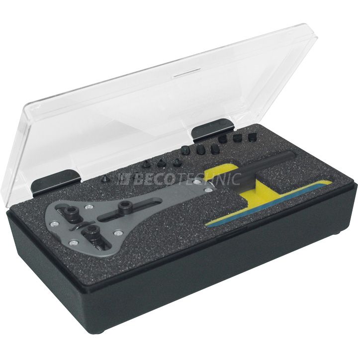 Bergeon 2819-08 Jaxa llave para arbrier cajas grandes hasta 62 mm, forma ergonómica N° 2819-08