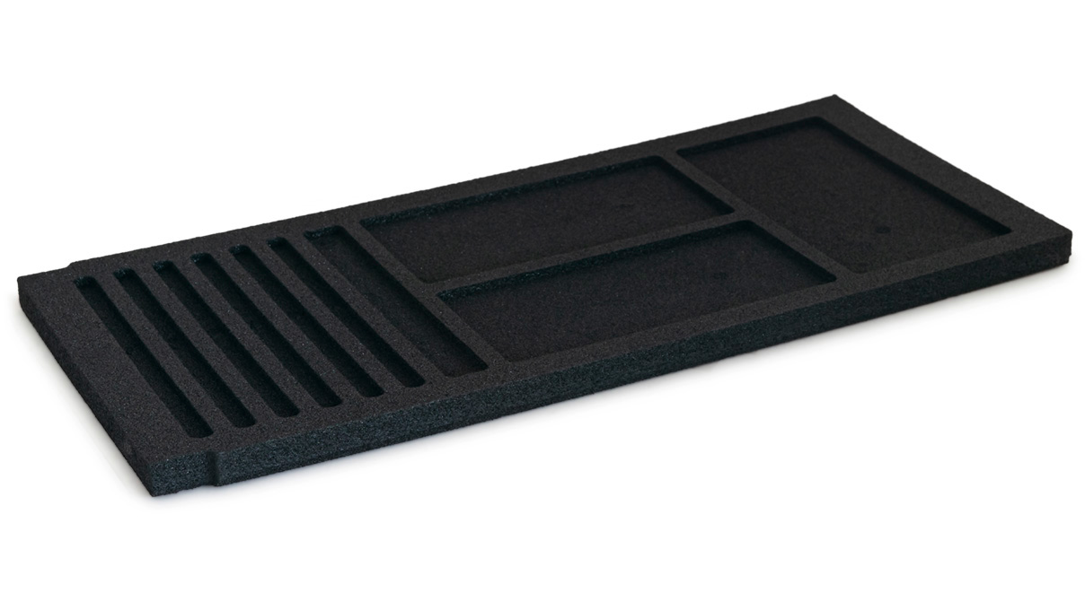 Einleger für Standard-Schubladen, PE-Schaum, für Ergolift Evolution 120 cm Einleger für Standard-Schubladen, PE-Schaum, für Ergolift Evolution 120 cm