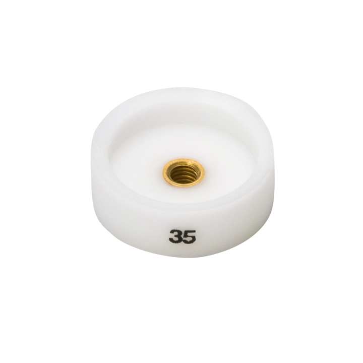 Delrin dies, round shaped size 35