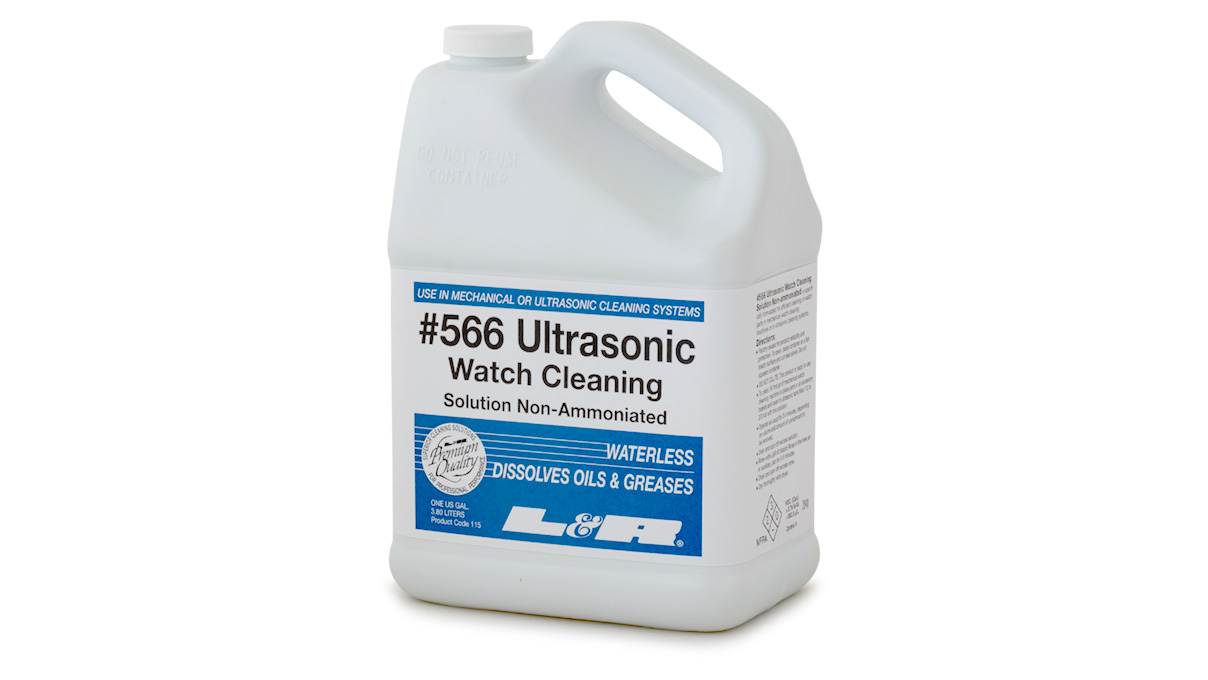 L&R 566 ultrasoon reinigingsmiddel voor horloges, ammoniakvrij, 3,8 l