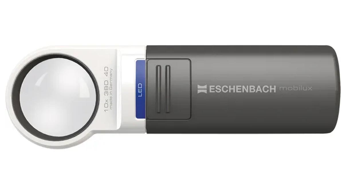 Eschenbach 151110 mobiluxLED, Leuchtlupe, Ø 35 mm, Vergrößerung 10x