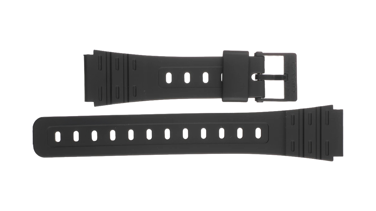 Casio 71604816 Horlogeband, zwart, resin, 22 mm