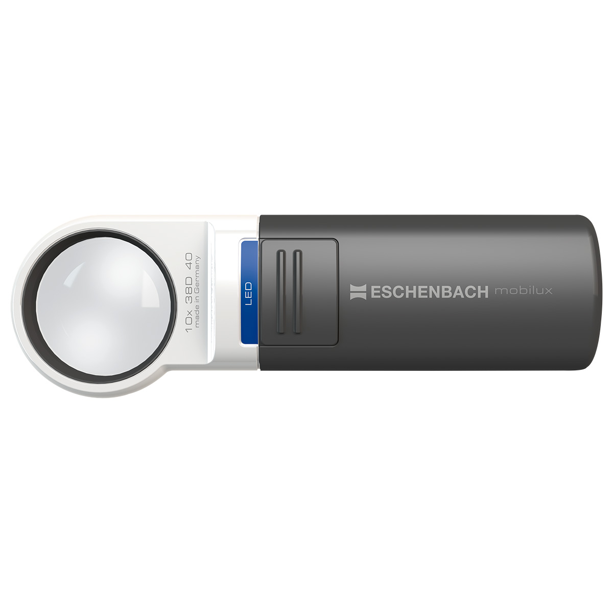 Eschenbach mobilux LED Taschenleuchtlupe, Ø 35 mm, 10x