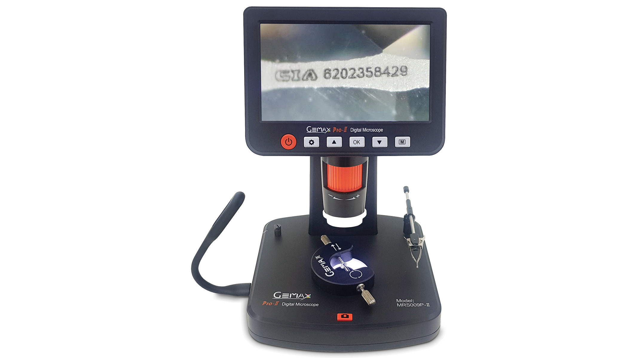 Gemax Pro-II Digital Mikroskop, inkl. Software, SD-Karte, Stecker für EU und UK