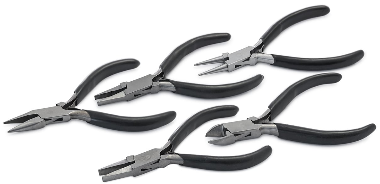 Assortment of pliers, 130 mm, 5 pieces