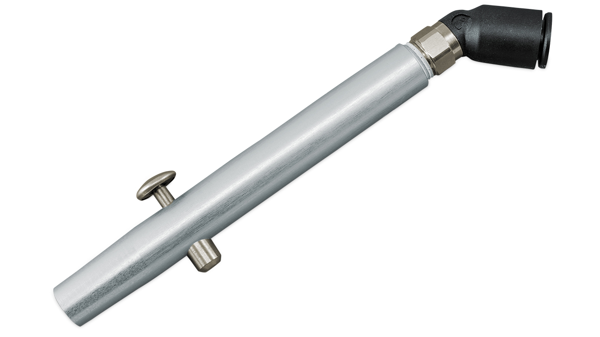 VOH Handpiece for vacuum, 45°, connection Ø 8 mm, gray, without hose