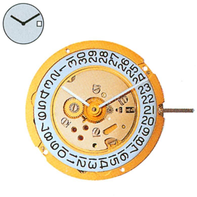 AU-Werk RONDA 1006 10 1/2``` DATE3 Quarz (341)