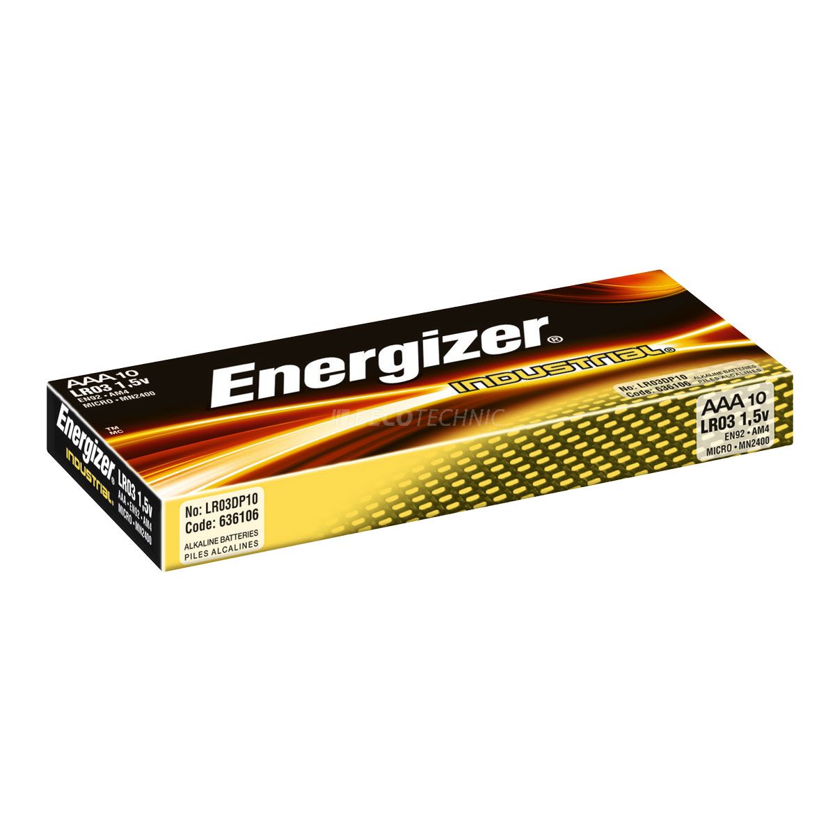 Energizer Industrial Micro 1,5 Volt Alkaline LR03/AAA