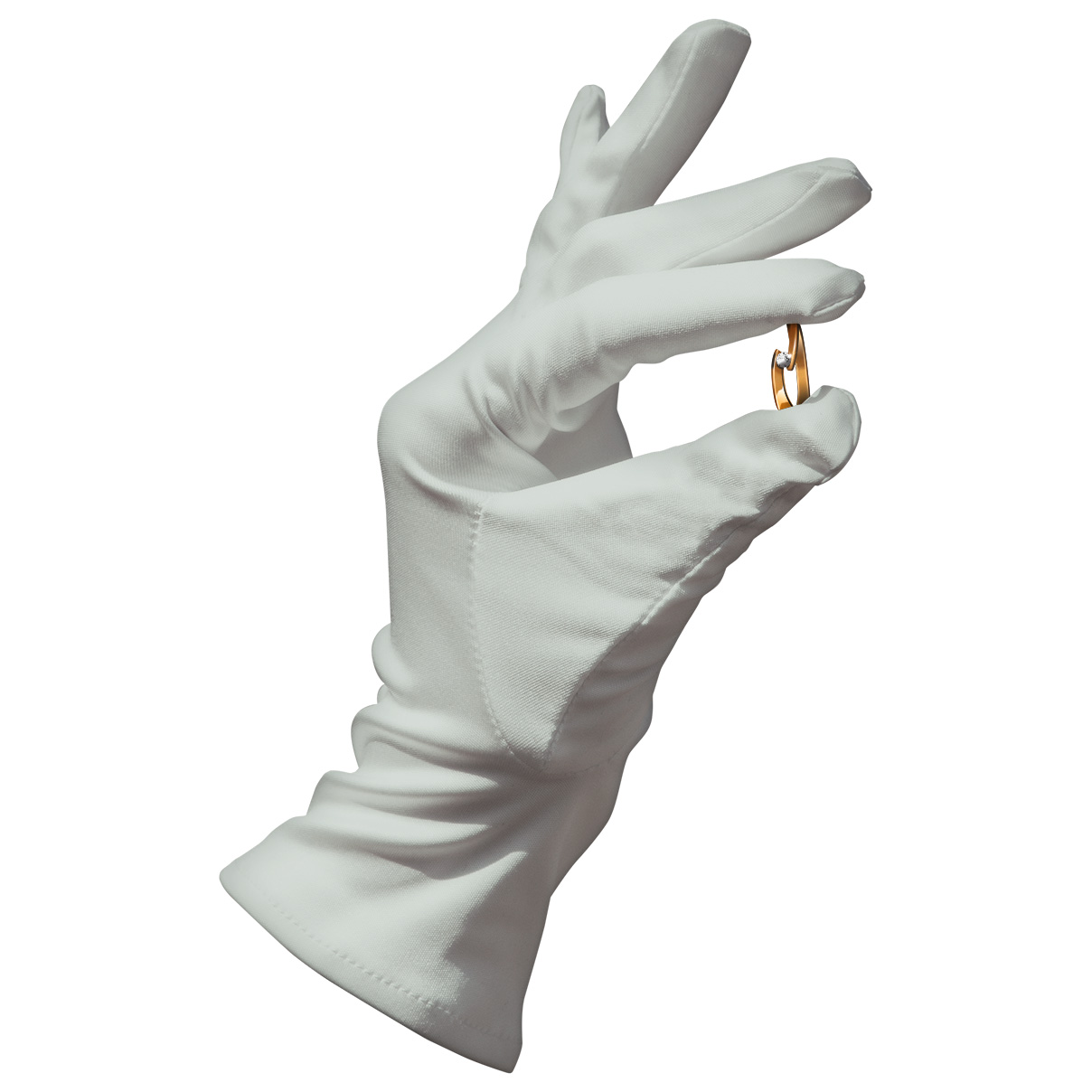Heli gants de présentation en microfibre, gris-argenté, taille L, 1 paire