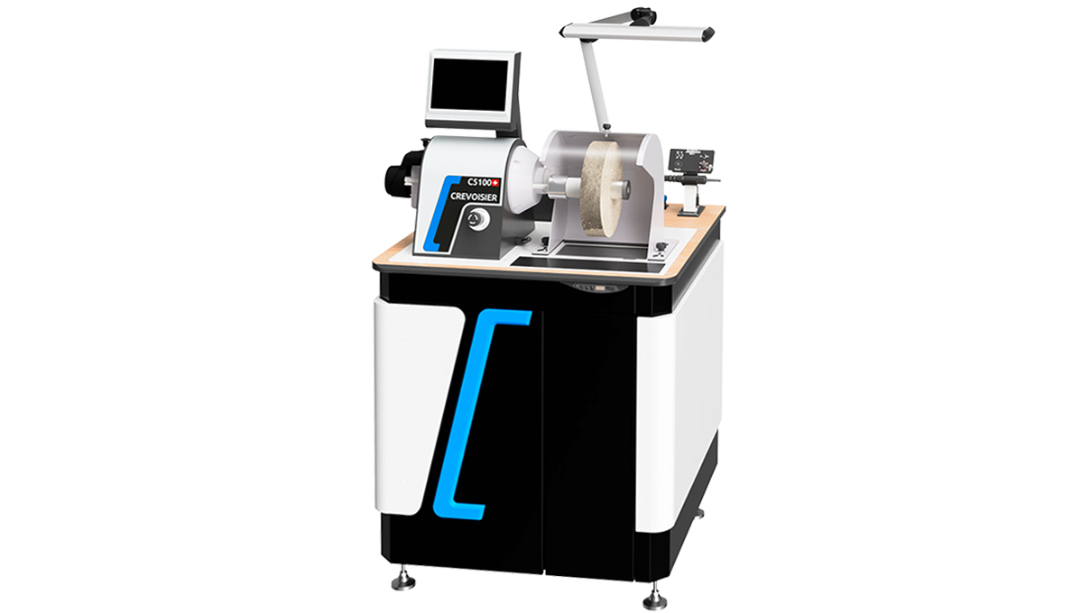 Crevoisier C5100 (M8) with DSG2 Compact (SAV) worktable, incl. suction unit, power supply below (400 V)