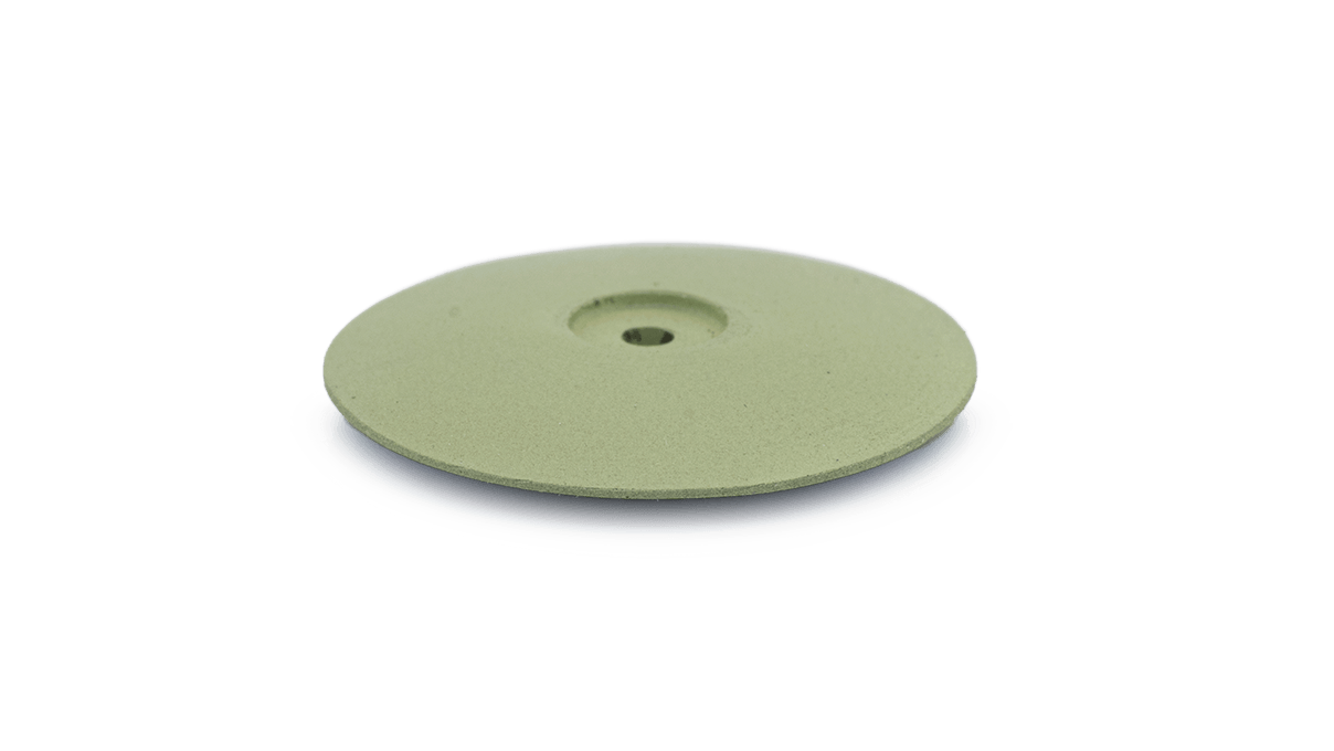 Polierer Eveflex, hellgrün, Linse, Ø 22 x 4 mm, weich, Korn extra fein