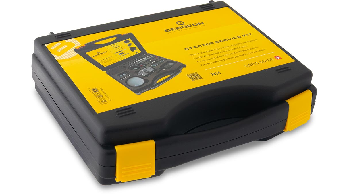 Bergeon 7814 Kit d'outils Starter Service, 18 pièces