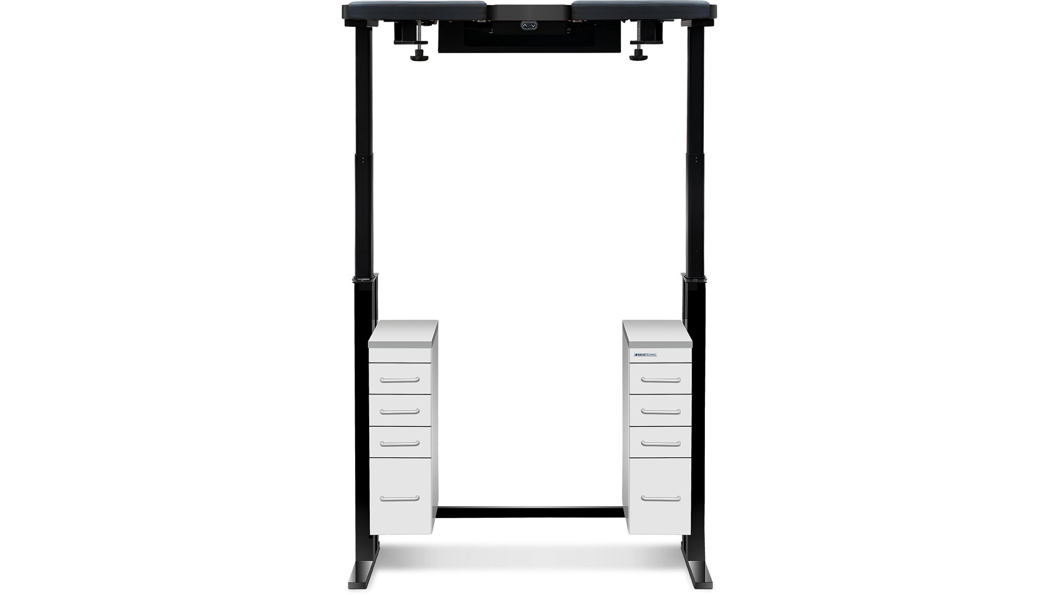 Werktisch Ergolift Evolution, Arbeitsplatte 100 x 60 x 4 cm, weiß