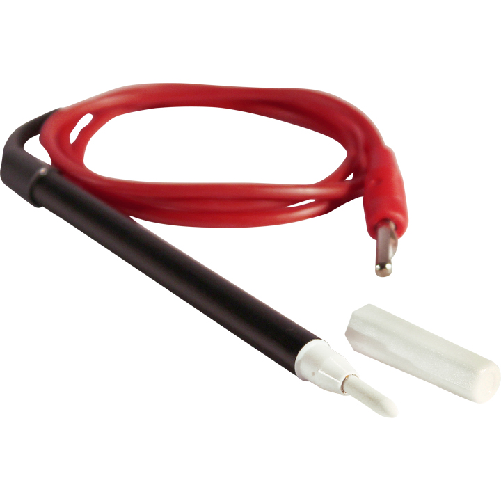 Electroplating pen, black with platinum contact 1.2 g Pt incl. connecting cable with plug
