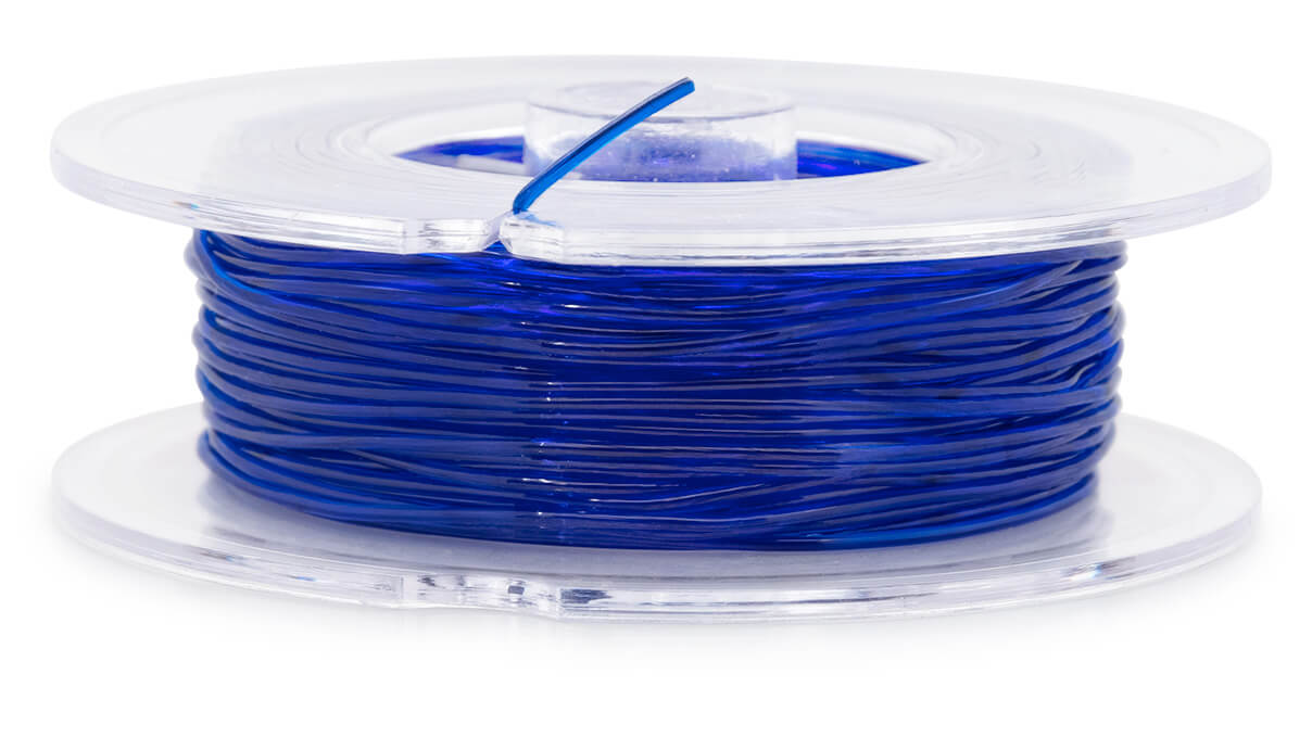 Griffin Jewelry Elastic Cord, elastischer Faden, blau, Ø 1 mm, 25 m