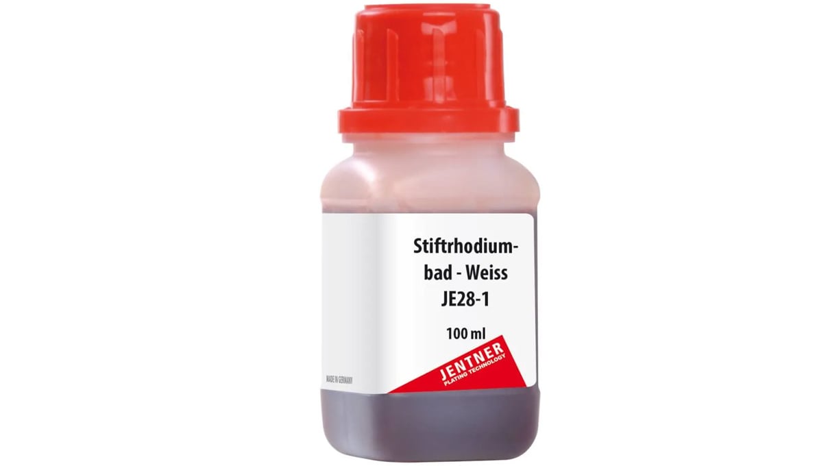Stiftrhodiumbad JE28-1, 2g rhodium, 100 ml