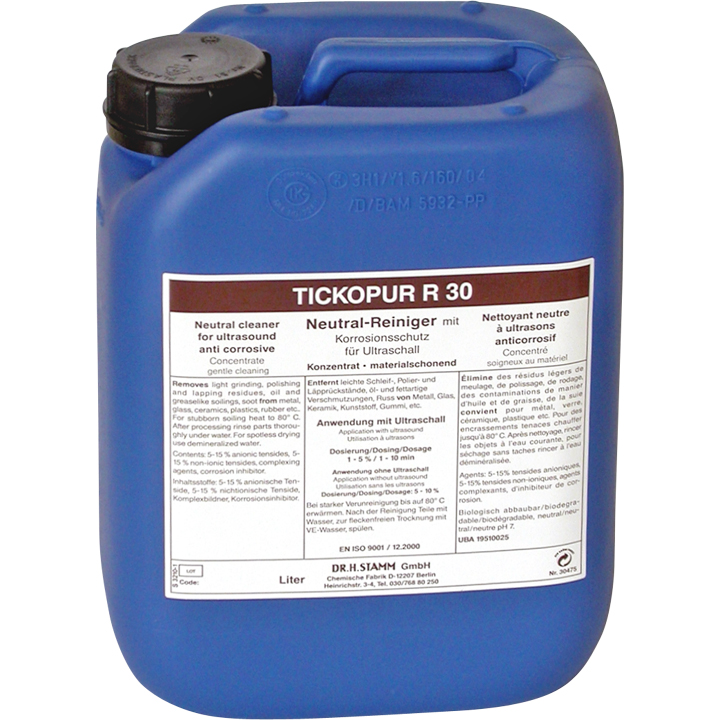 Tickopur R 30 cleaning concentrat with corrosion protection, 5 l