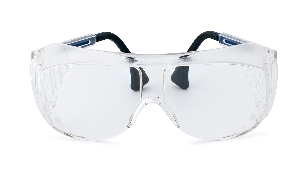 Überbrille für Brillenträger mit verstellbaren Bügeln, beschlagfrei, EN 166