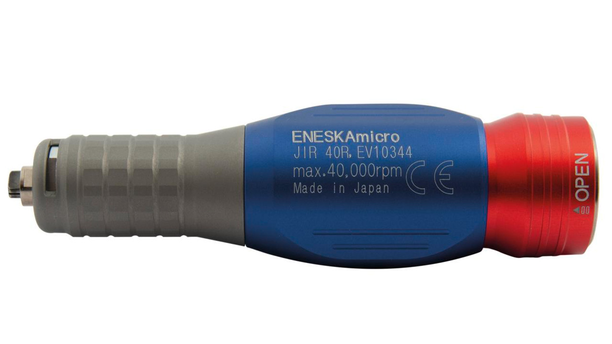 EneskaMicro JIR 40R  Schnellspann-Handstück, inkl. Ø 3 mm Spannzange