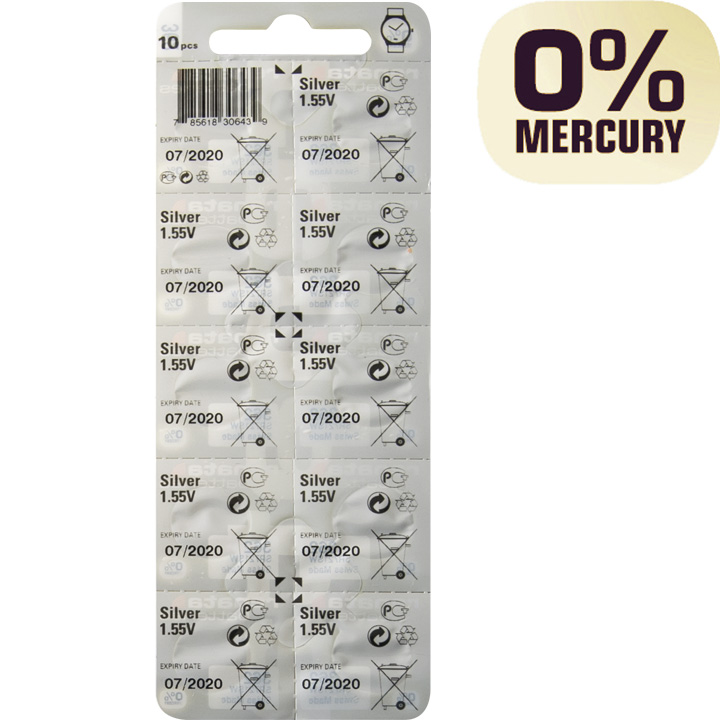 Renata battery 364 premium version in multipack, 0% mercury