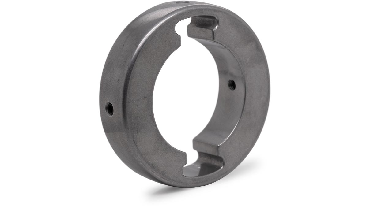 Protective ring for universal chuck for 2 jaws (clip system)