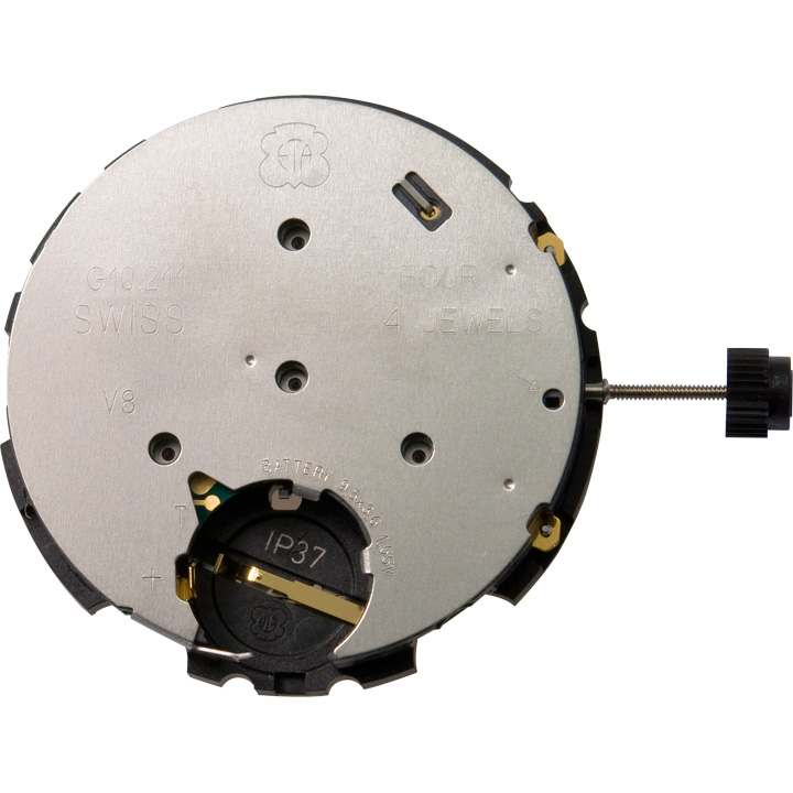 Mvt. ETA G10.212 H1 13 1/4''' DATE4, SUSP. SC CHR 2PUSHER Quartz (394 | SR936SW) - PowerDrive